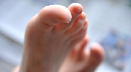 Photographie d'un pied